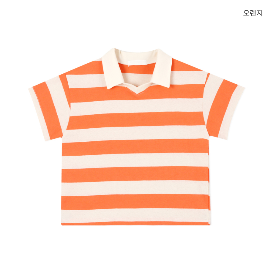 반팔 티셔츠 오렌지 색상 이미지-S3L10